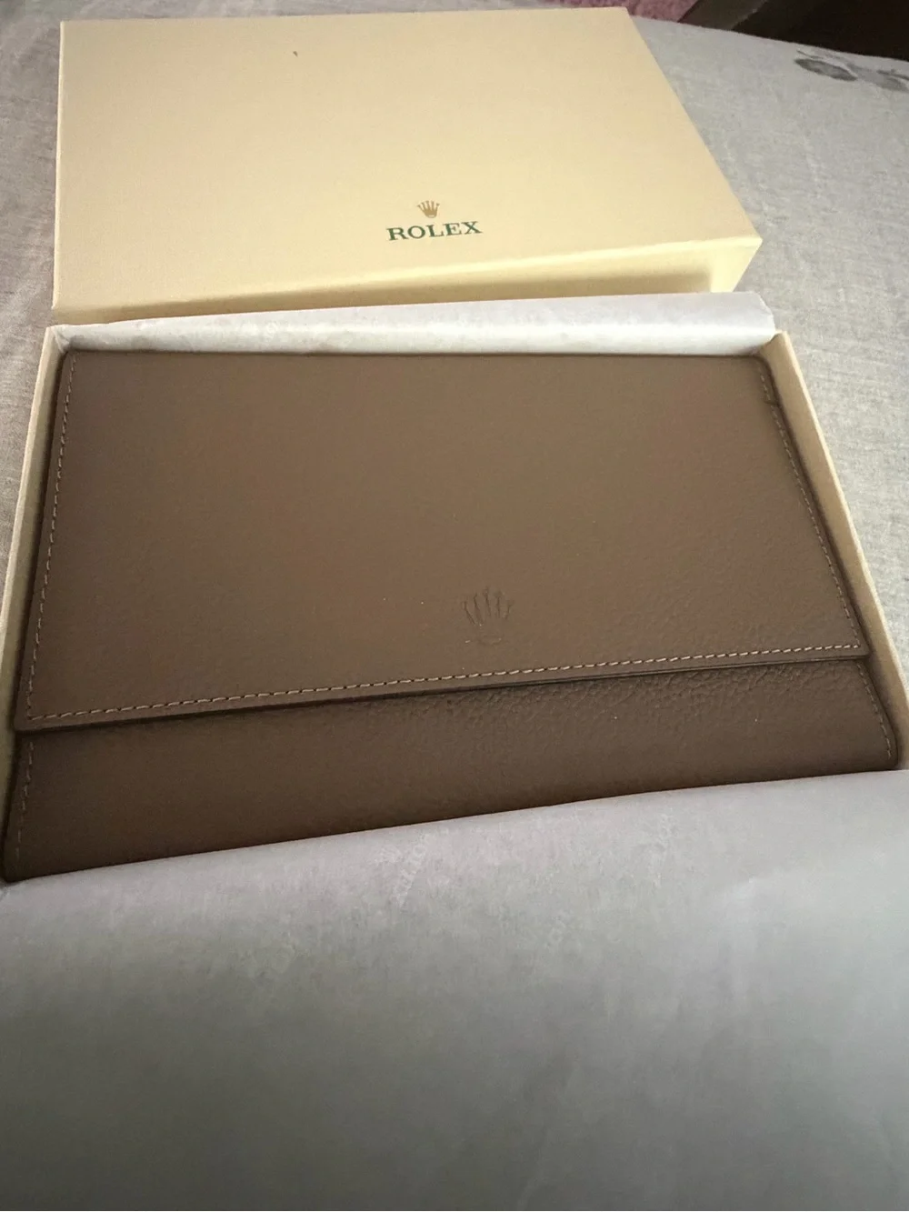 Authentic New Rolex Watch Trio Travel Pouch Case Box Watch Storage.